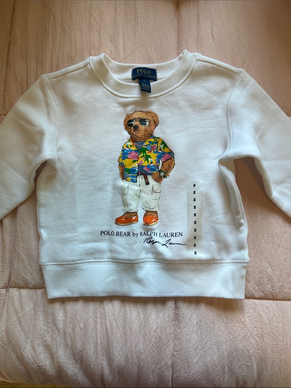 Polo by Ralph Lauren White Bear Graphic Sweatshirt